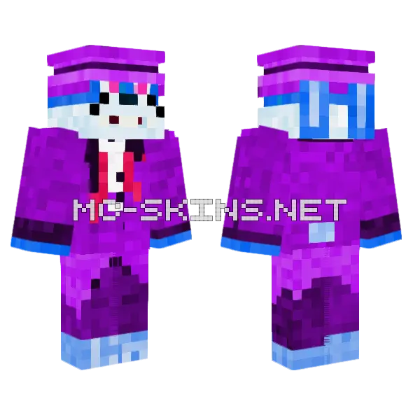 Talkshow Bonnie Abaf Minecraft skin, front and back