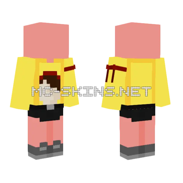 Tallulah Outfit Minecraft skin, front and back