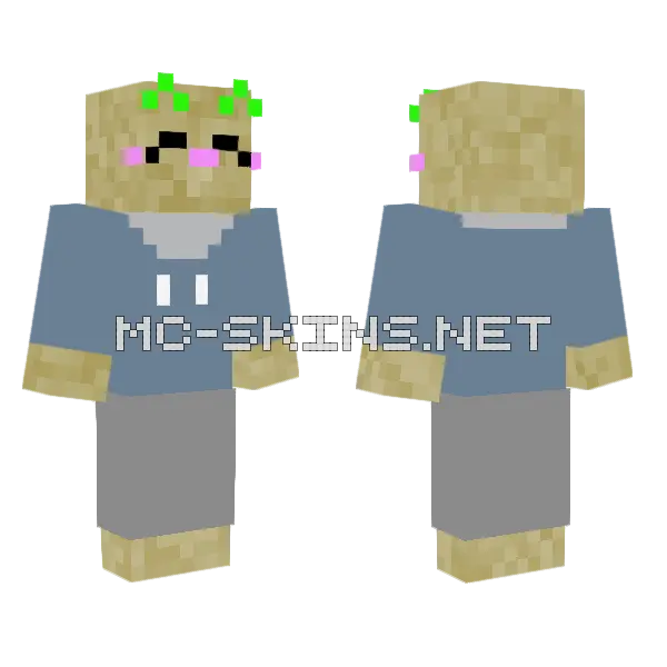 Tan Cat Boy, front and back