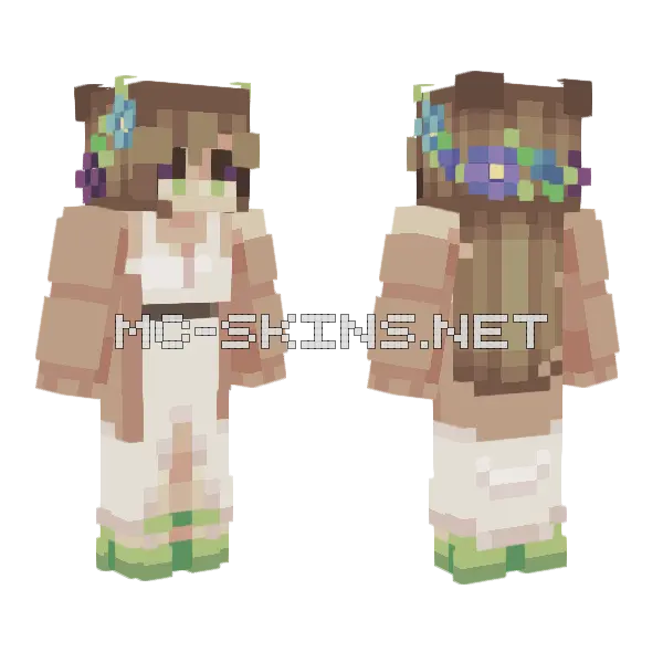 Tan Te Minecraft skin, front and back