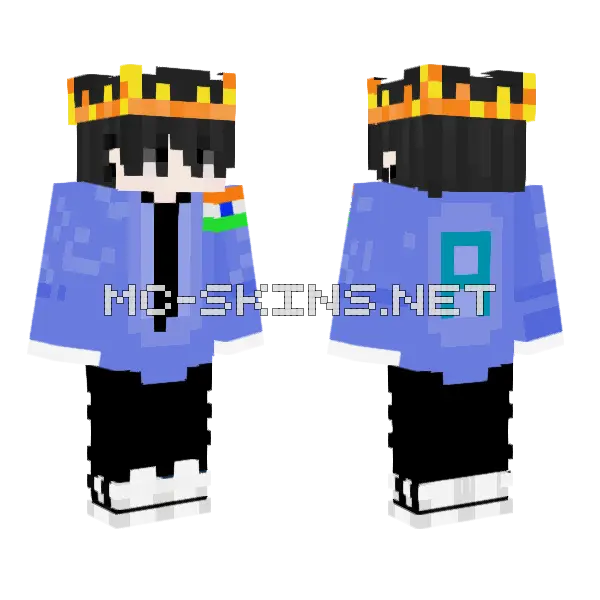 Tanjiro Kamado Minecraft skin, front and back