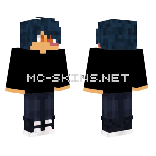 Tanner From My YT Series Minecraft skin, front and back