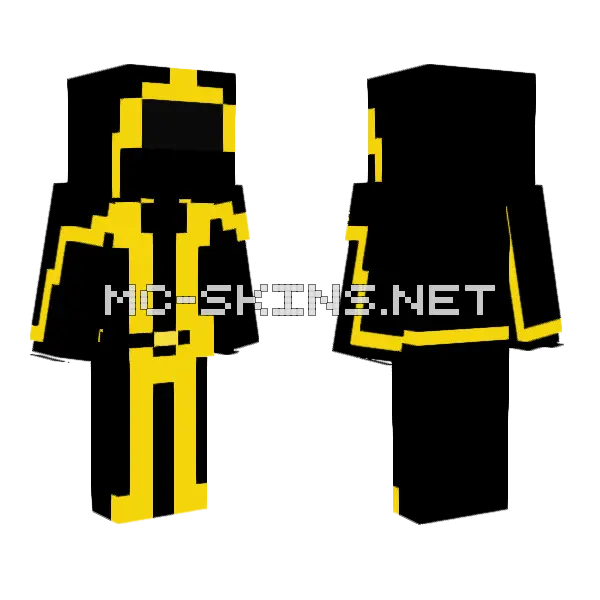 Taph Minecraft skin, front and back