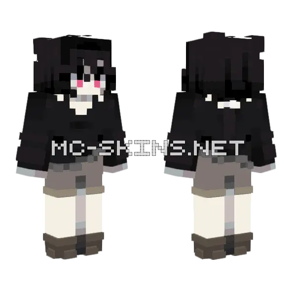 Tar Soul Minecraft skin, front and back
