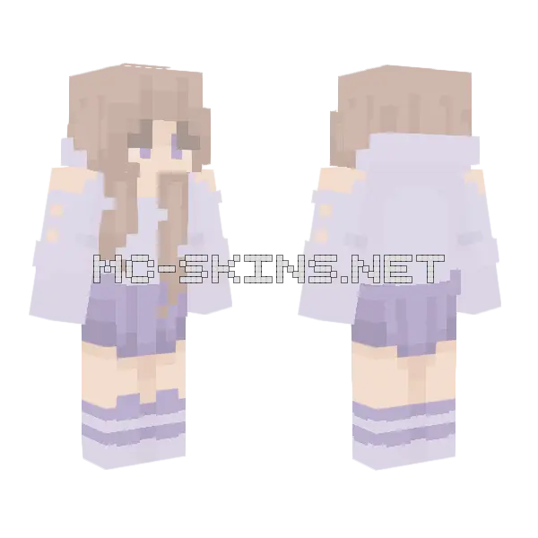 Taro Minecraft skin, front and back