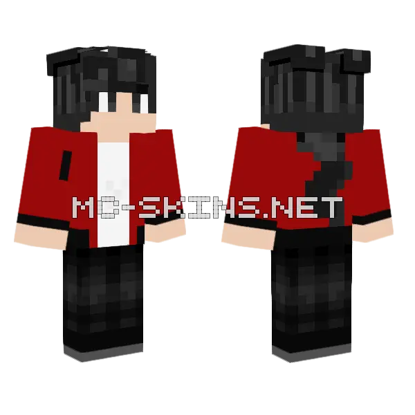 Taro Films Minecraft skin, front and back