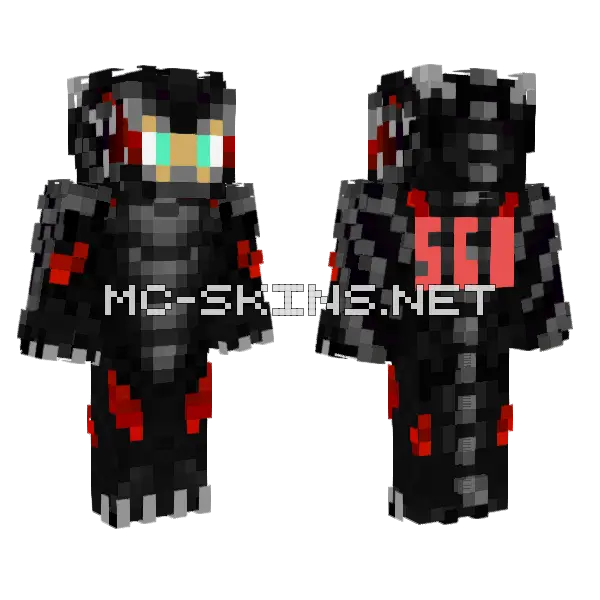 Tartarus 560 2023 Minecraft skin, front and back
