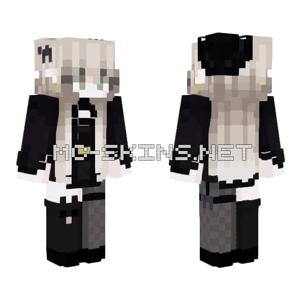 Taruchu Minecraft skin, front and back
