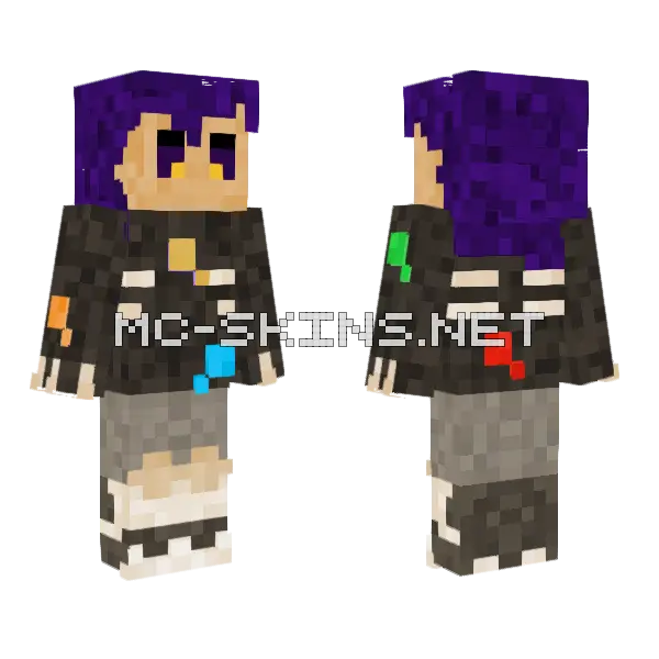 Tatin Mike Minecraft skin, front and back