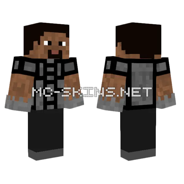 Taughtfiber Kurrupted Minecraft skin, front and back
