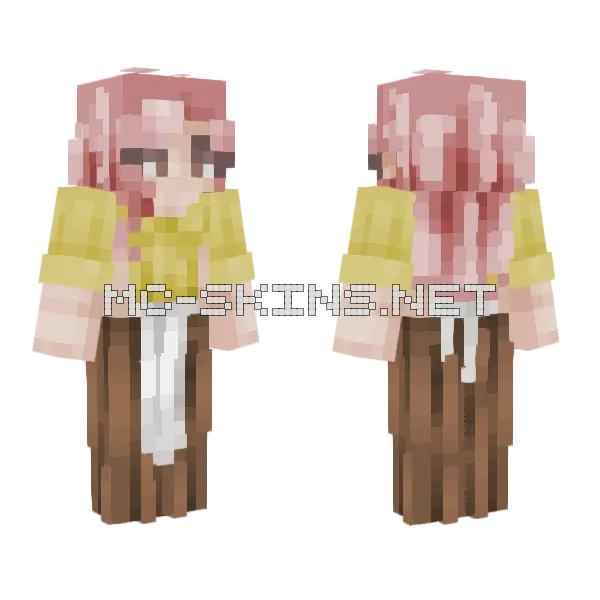 Tavern Keep Minecraft skin, front and back