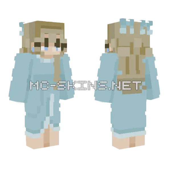 Tea Princess Minecraft skin, front and back