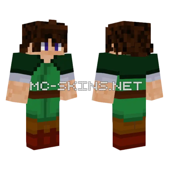 Tea Shop Minecraft skin, front and back