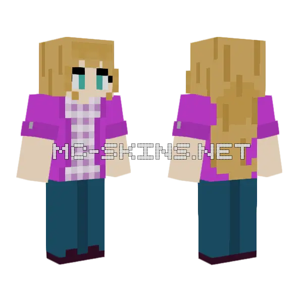 Teacher Skin Minecraft skin, front and back