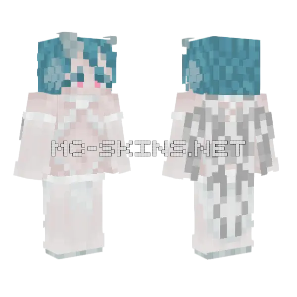 Teal Snowflake Hoodie, front and back