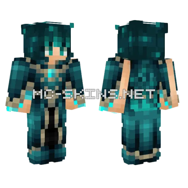 Teal Warden Priestess, front and back