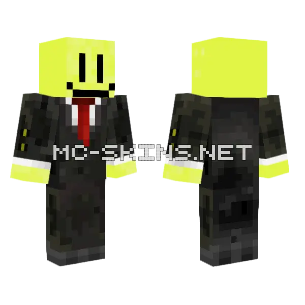 Team James Suit Updated Minecraft skin, front and back