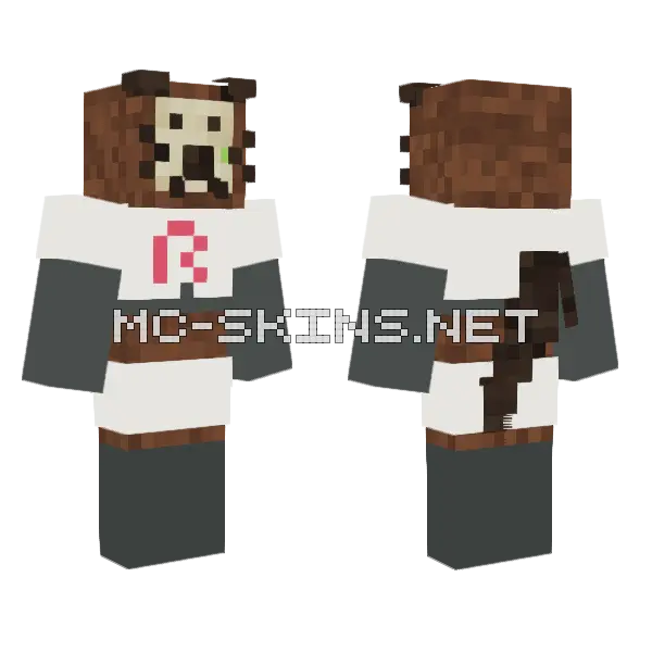 Team Rocket Wott 4 69 Minecraft skin, front and back