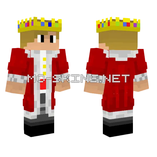Techa Minecraft skin, front and back