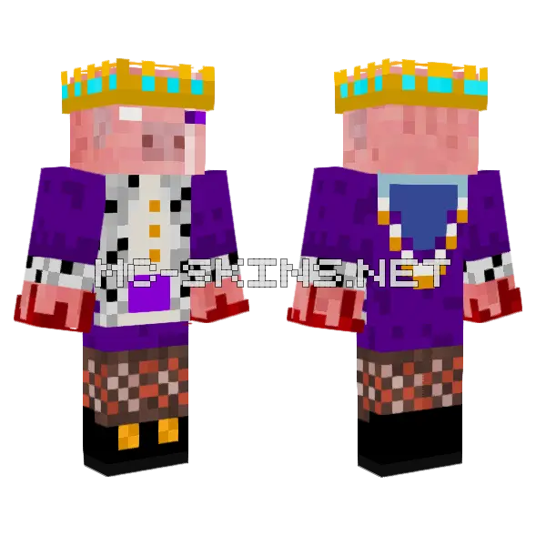 Technoblade Lives On Minecraft skin, front and back