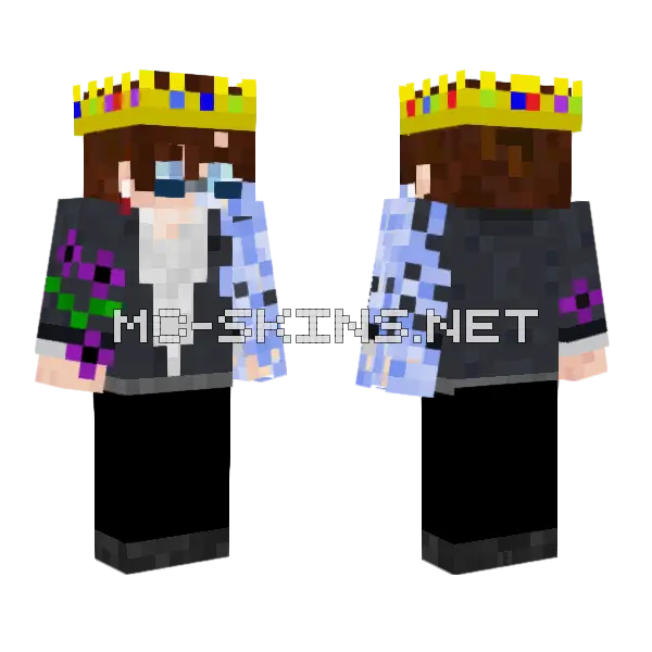 Technoblade Memorial Skin Minecraft skin, front and back