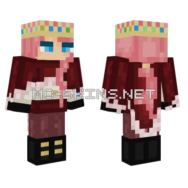 Technoblade Skin Minecraft skin, front and back