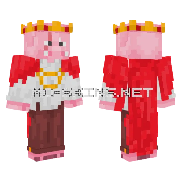 Technoblade Skin Minecraft skin, front and back