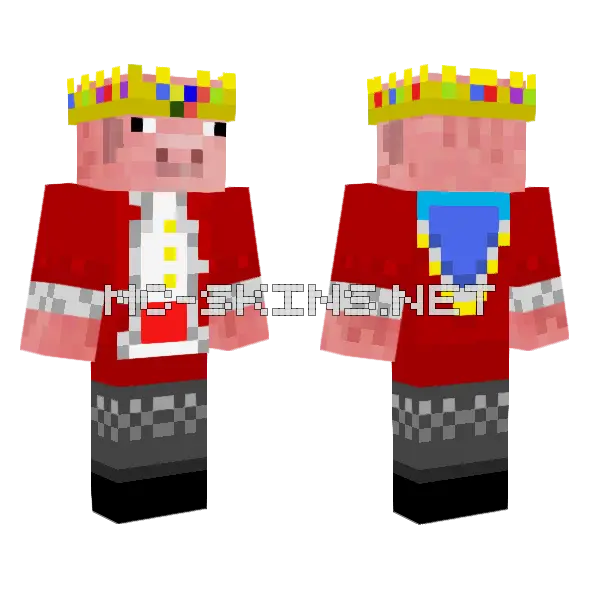 Technoblade Skin Minecraft skin, front and back