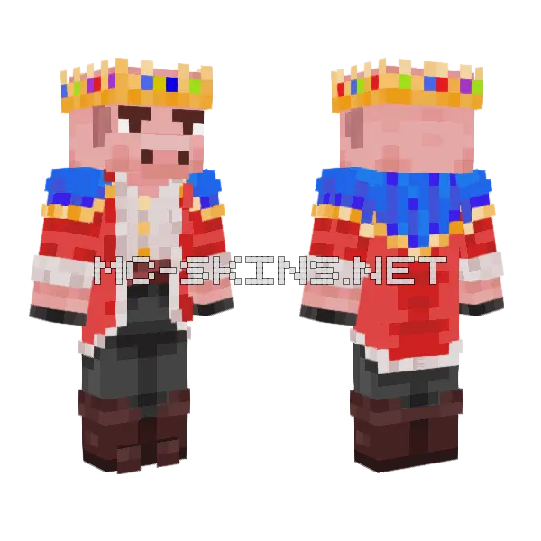 Technoblade Tribute Skin Minecraft skin, front and back