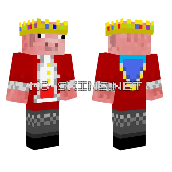 Technoblade Was Awesome Minecraft skin, front and back