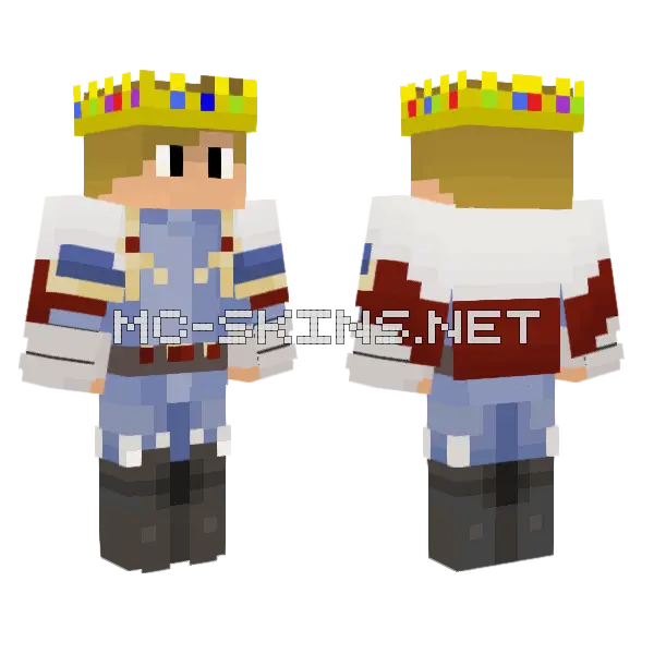 Tecno Boy Minecraft skin, front and back