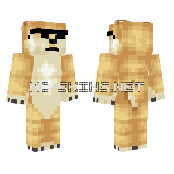 Tedster506 Dog Skin Minecraft skin, front and back