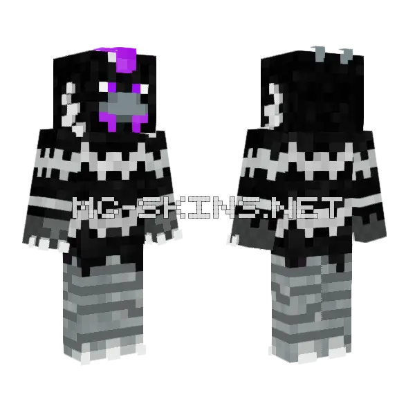 Teen Eclipse Final Minecraft skin, front and back