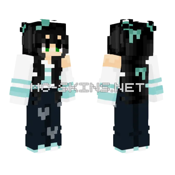 Tell Me Where It Hurts Minecraft skin, front and back