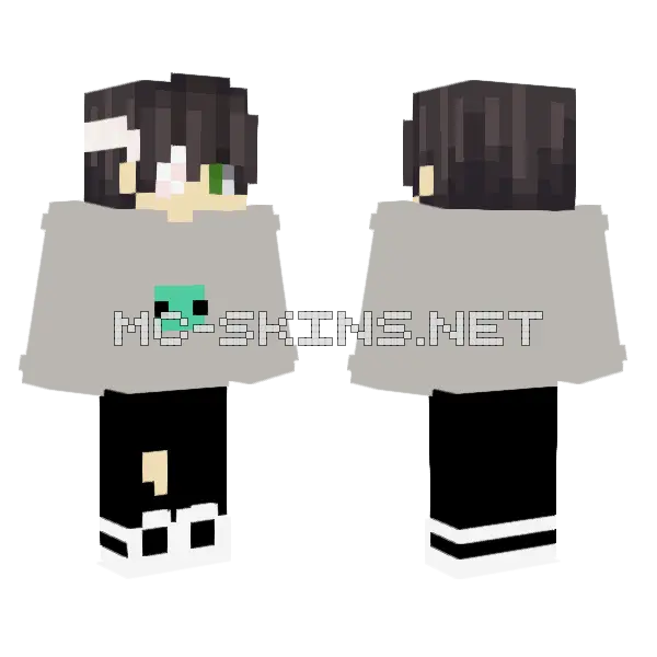 Temp1 Skin Minecraft skin, front and back