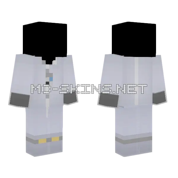 Template Geneticist Minecraft skin, front and back