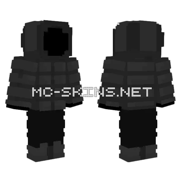 Template Skin Minecraft skin, front and back