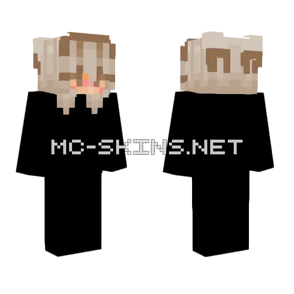 Temporary Shading Style HB Minecraft skin, front and back