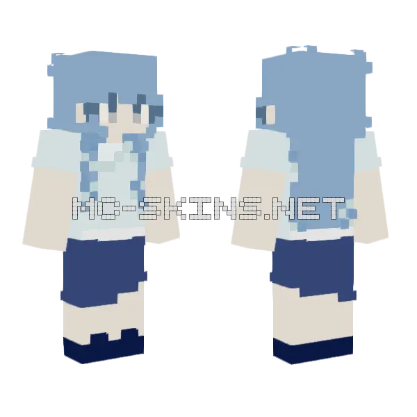Tennis Player RC Minecraft skin, front and back