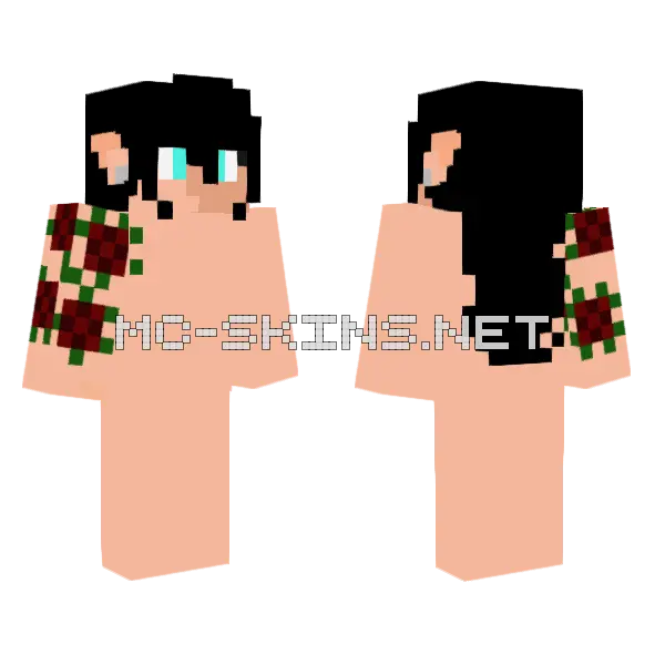Teodora My OC Minecraft skin, front and back