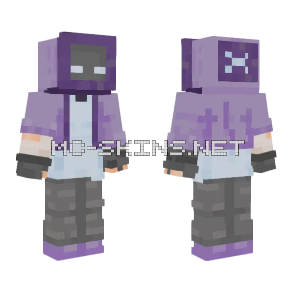 Terms Purple Hoodie, front and back