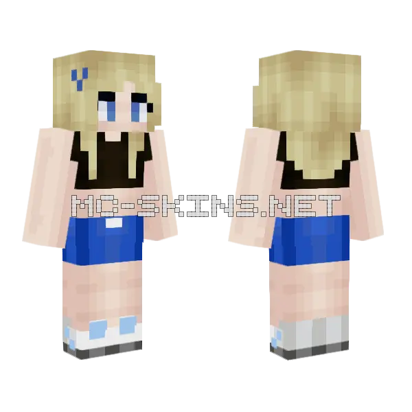 Terra Sport Outfit Minecraft skin, front and back