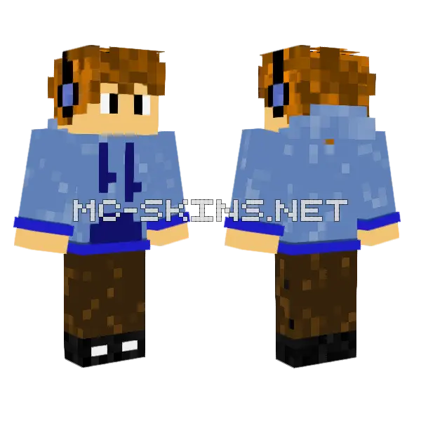Terrence Mod Gould Minecraft skin, front and back