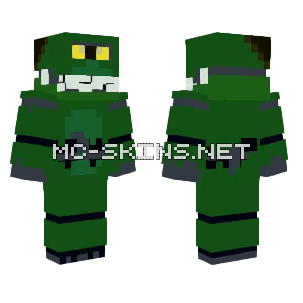 Terrible Dreadbear Fixed Minecraft skin, front and back