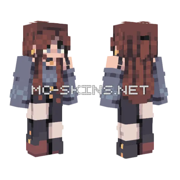 Territory Rce Minecraft skin, front and back