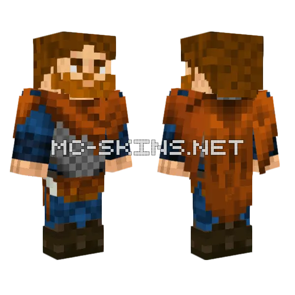 Teslak Got Minecraft skin, front and back