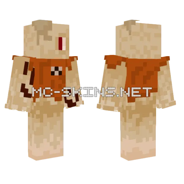 Test Subject 1 Minecraft skin, front and back