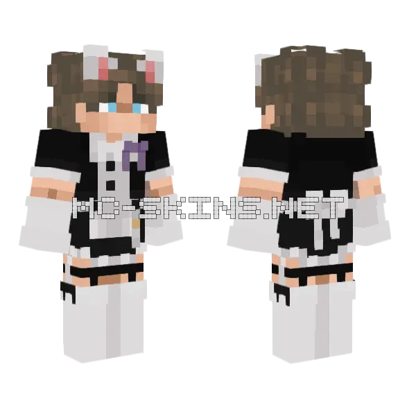 Testing Something Minecraft skin, front and back