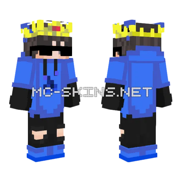 Tetra Playz Skin Free Minecraft skin, front and back