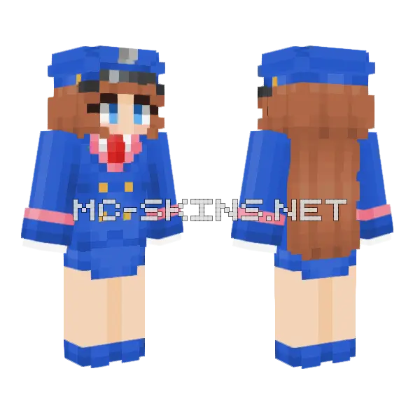 Tetsu Chan Minecraft skin, front and back